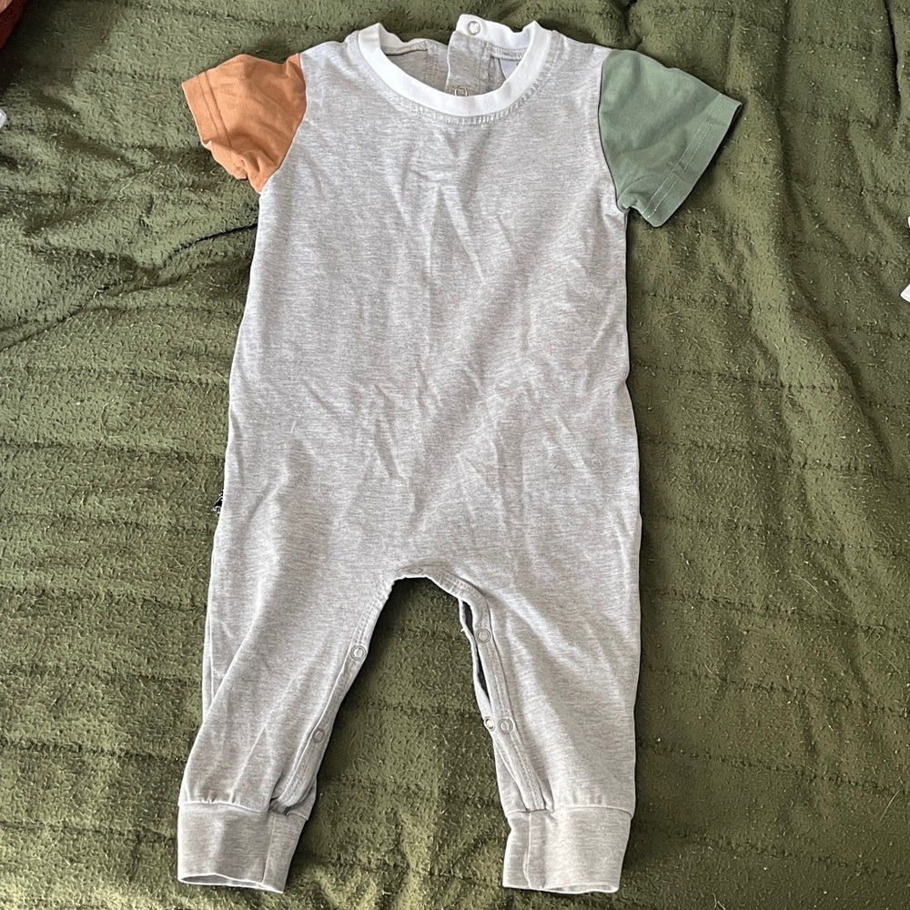 Olive & Scout Color Block Baby Romper